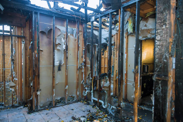 Professional Fire Damage Removal technician working in Lisbon Falls, ME